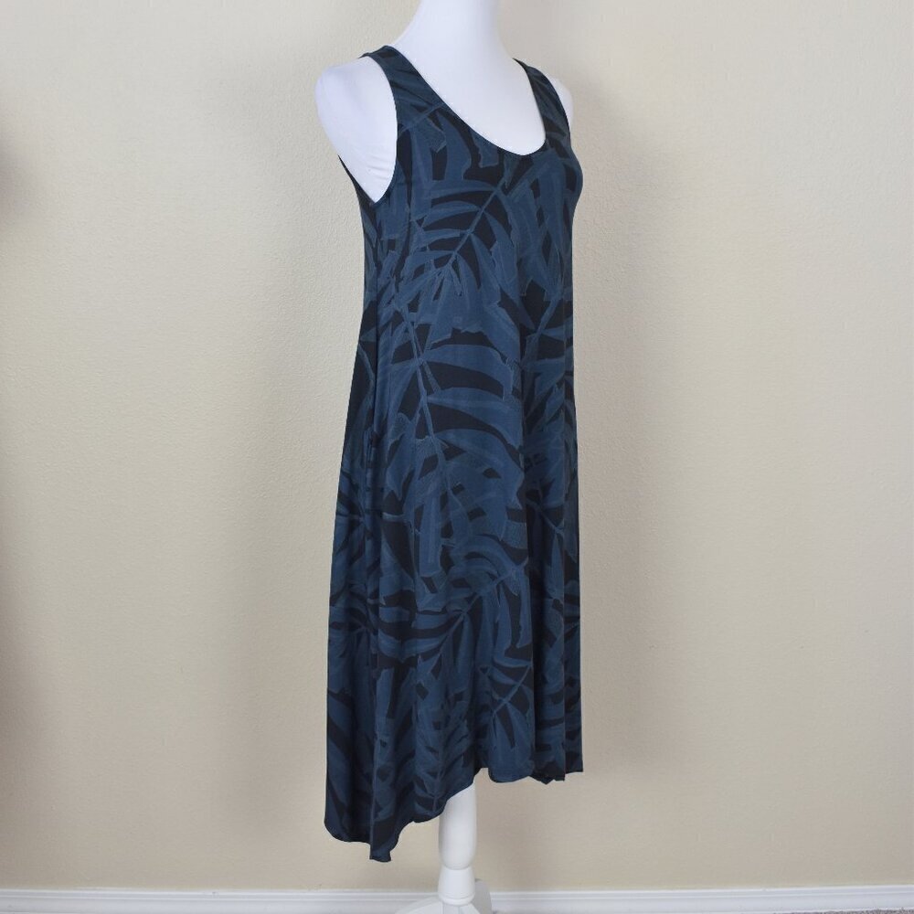 Fresh Produce Printed Tropical Asymmetrical Jersey Dress - S - Picture 8 of 9